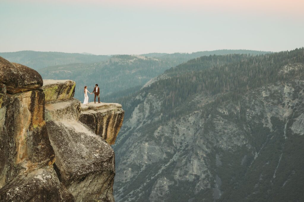 Taft Point Elopement Yosemite California photographer