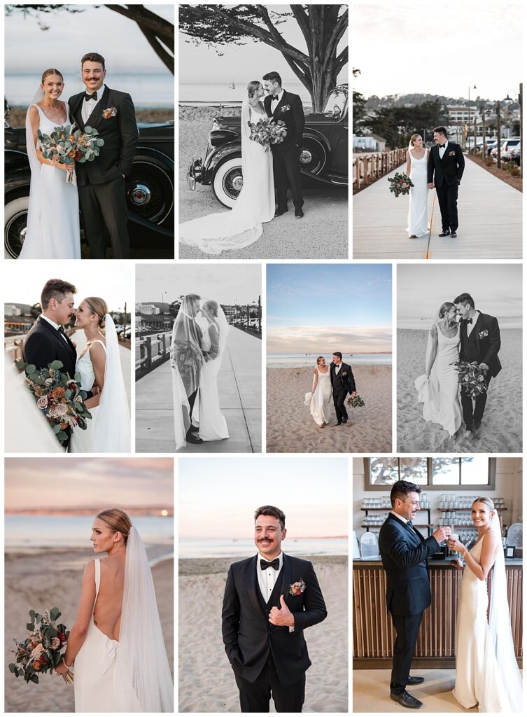 Monterey Beach Station Wedding