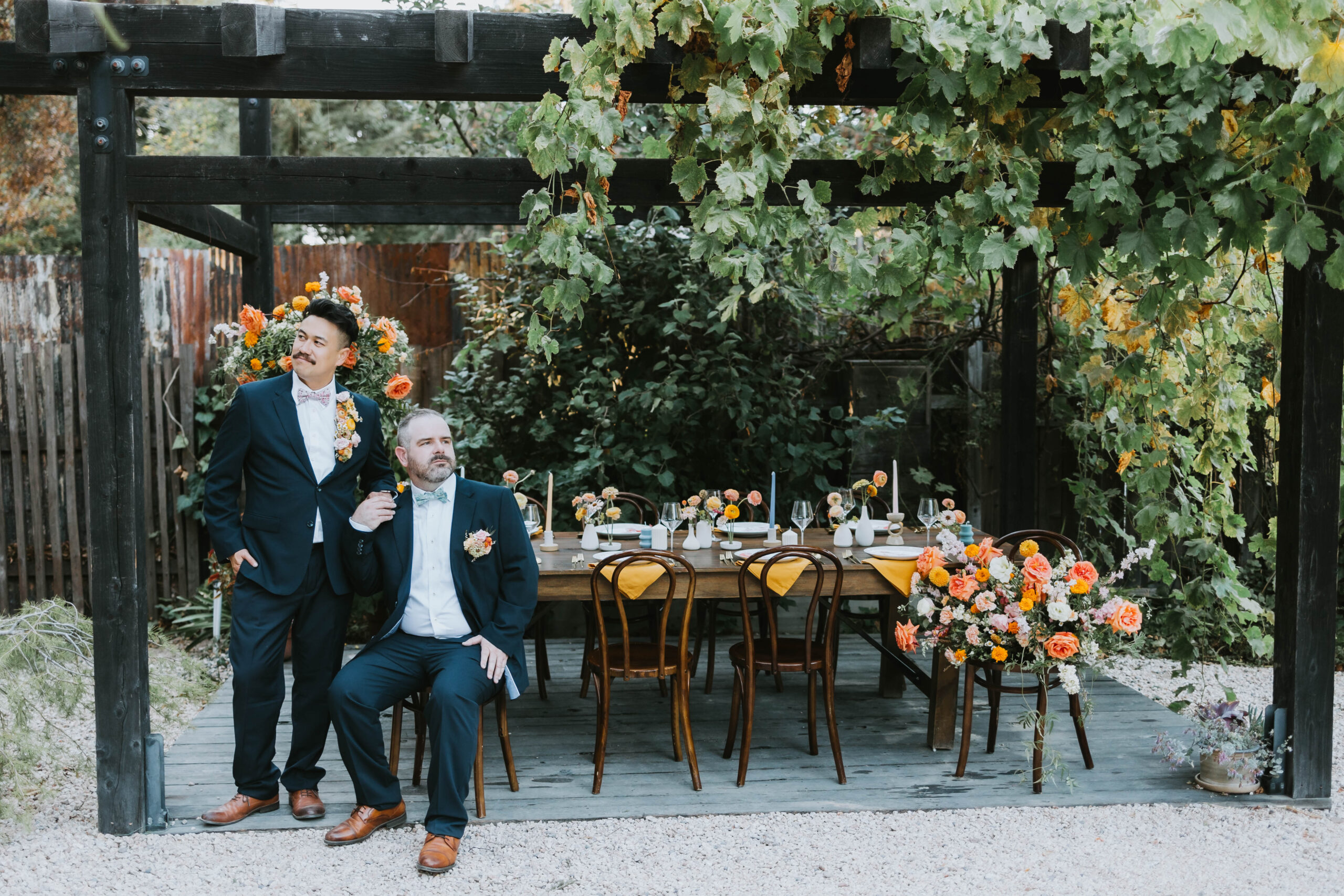 same sex wedding loma vista in big sur