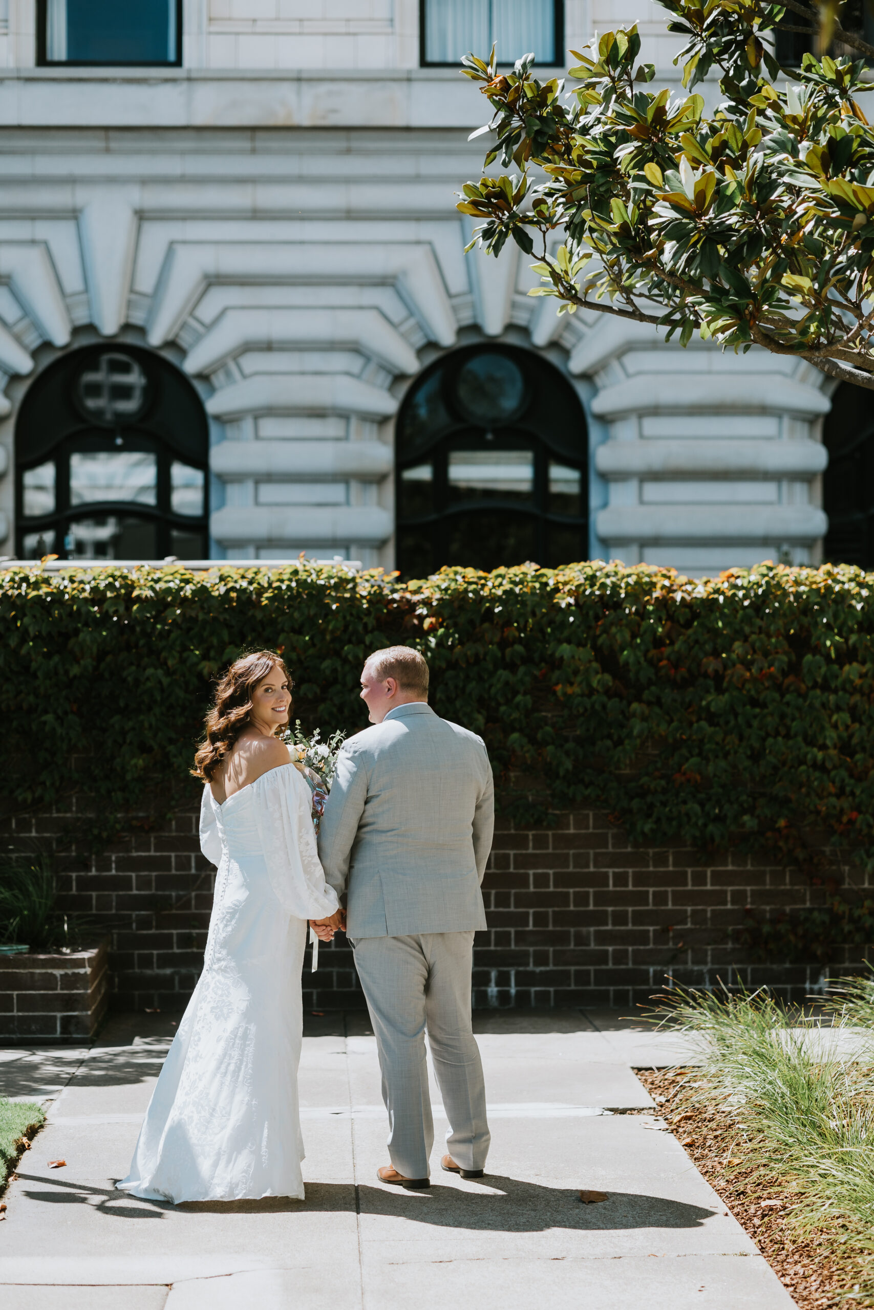 Fairmont Hotel Bride and Groom Photos San Francisco California
